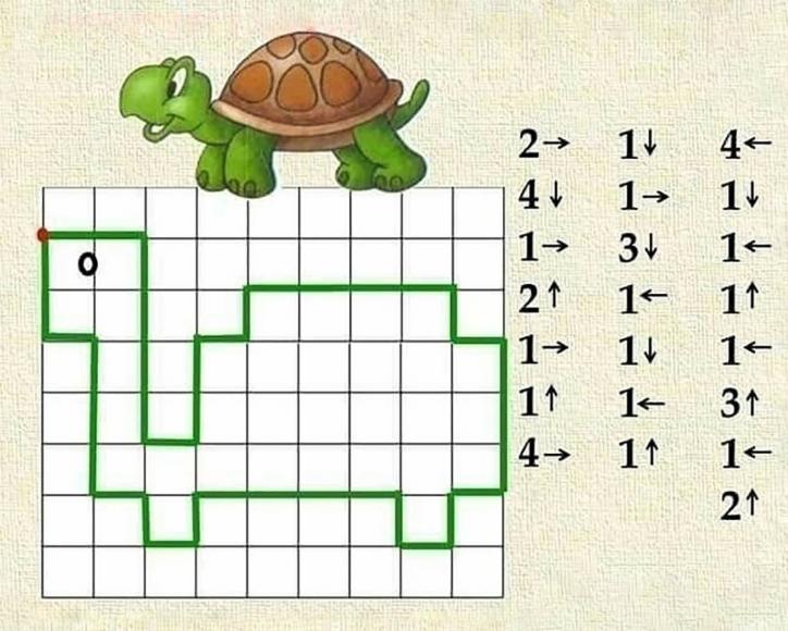 Графические диктанты по клеточкам  для дошкольников